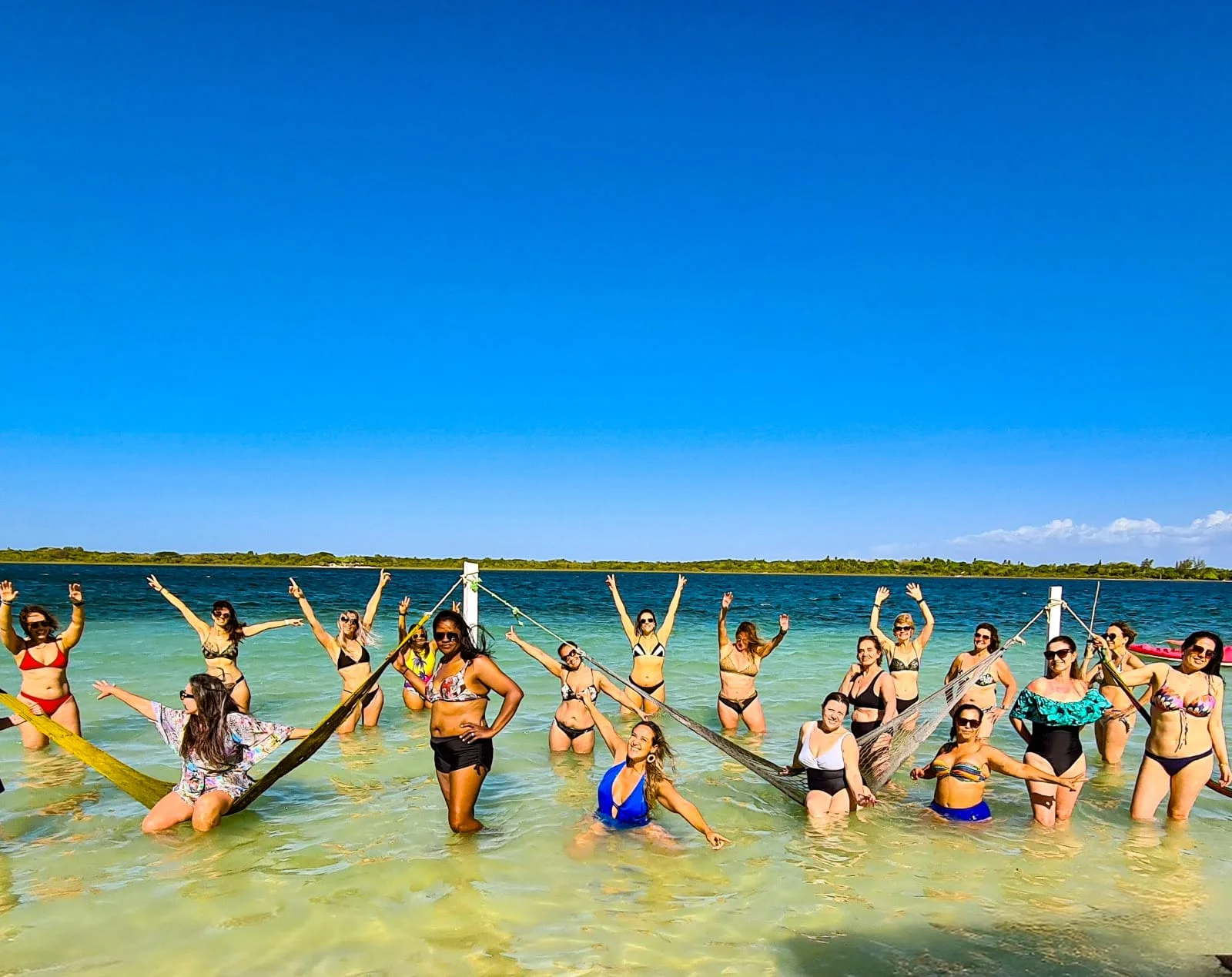 Grupo de mulheres viajantes da GirlsGo